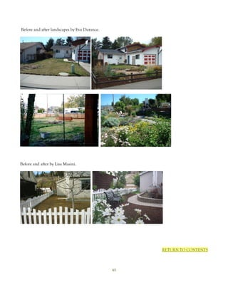 Before and after landscapes by Eva Durance.




Before and after by Lisa Masini.




                                                   RETURN TO CONTENTS



                                              48
 