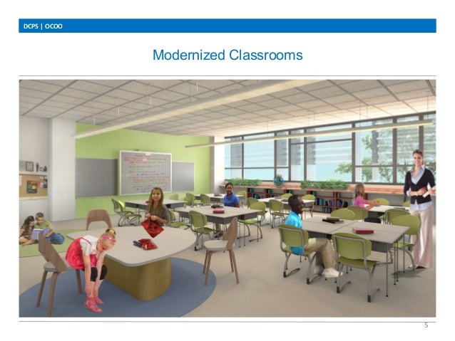Modernized Classrooms
DCPS	
  |	
  OCOO	
  
5	
  
 
