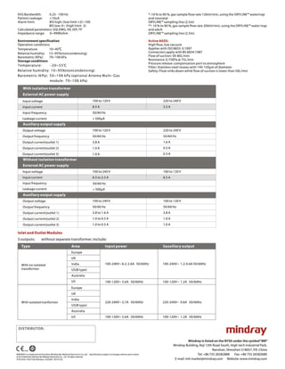 Mindray Anesthesia Machine Checklist.pdf Maquina de anestesia mindray | PDF