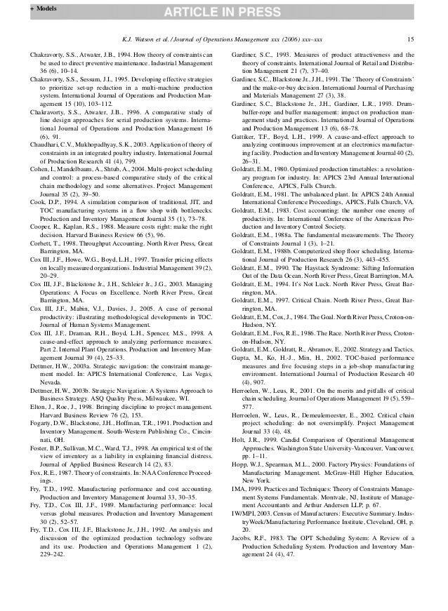 Watson Jom Evolution Of Toc