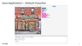 Java Application – Default Classifier
20
 