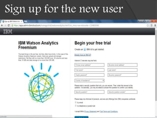 Sign up for the new user
 