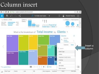 Column insert
Insert a
column
 