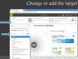 Change or add the target
 