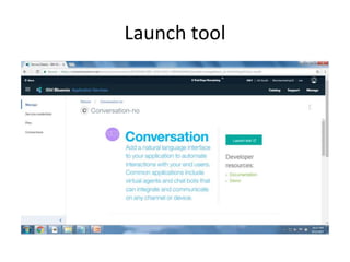 Launch tool
 