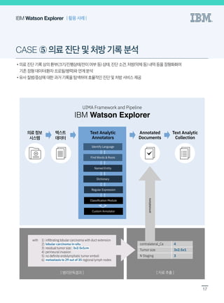 [한국IBM] Watson Explorer 활용사례집 | PDF