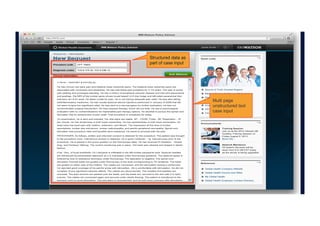 © 2015 International Business Machines Corporation
Multi page
unstructured text
case input
Structured data as
part of case input
 