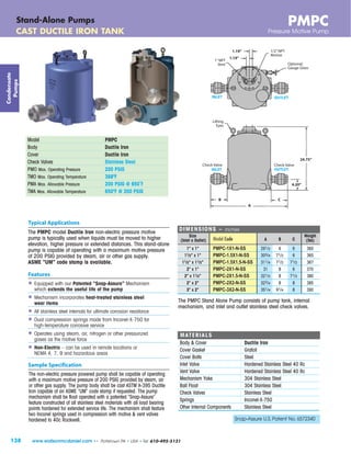 Condensate Pumps for industrial steam systems | PDF