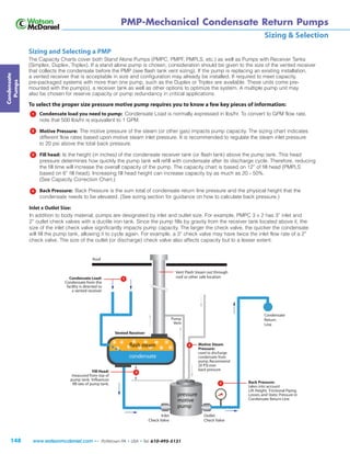 Condensate Pumps for industrial steam systems | PDF