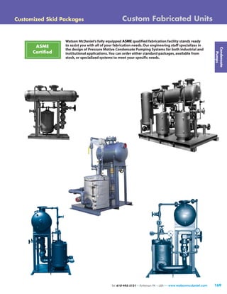 Condensate Pumps for industrial steam systems | PDF