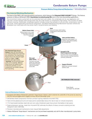 Condensate Pumps for industrial steam systems | PDF