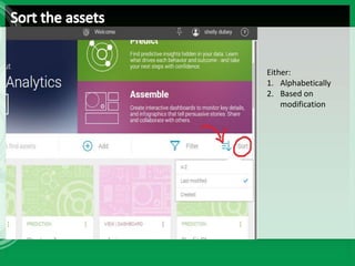 Either:
1. Alphabetically
2. Based on
modification
 