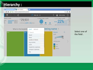Select one of
the field .
 