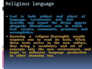 Religious Discourse religion discourse analysis | PPTX