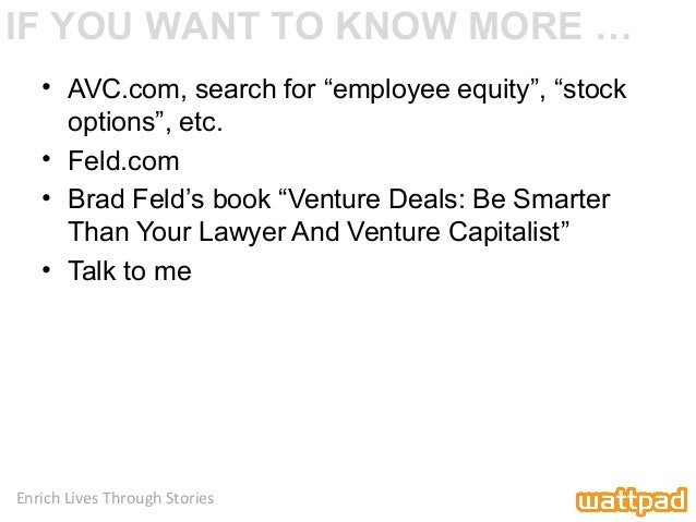 Employee stock options lessons
