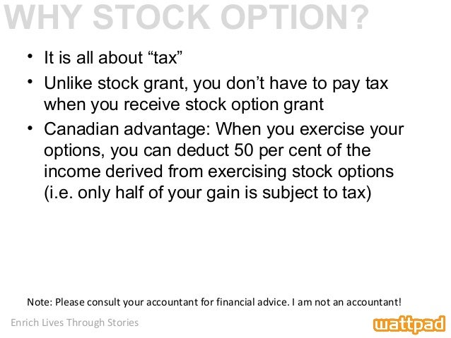 Do i pay tax when i exercise stock options