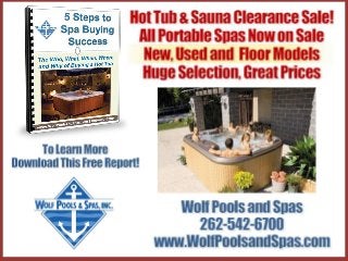Wauwatosa Hot Tubs 262-542-6700 Pewaukee Spa Sale