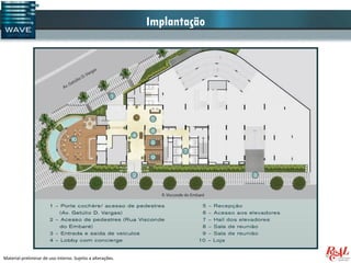Implantação




Material preliminar de uso interno. Sujeito a alterações.
 