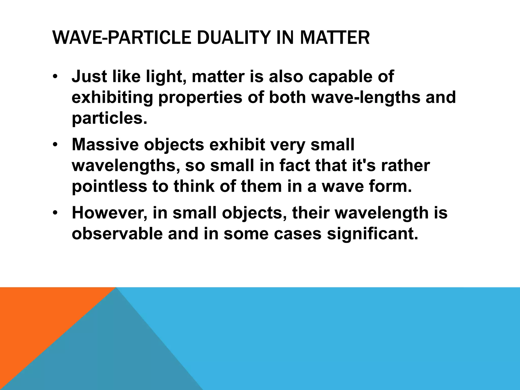 Wave particle duality | PPT