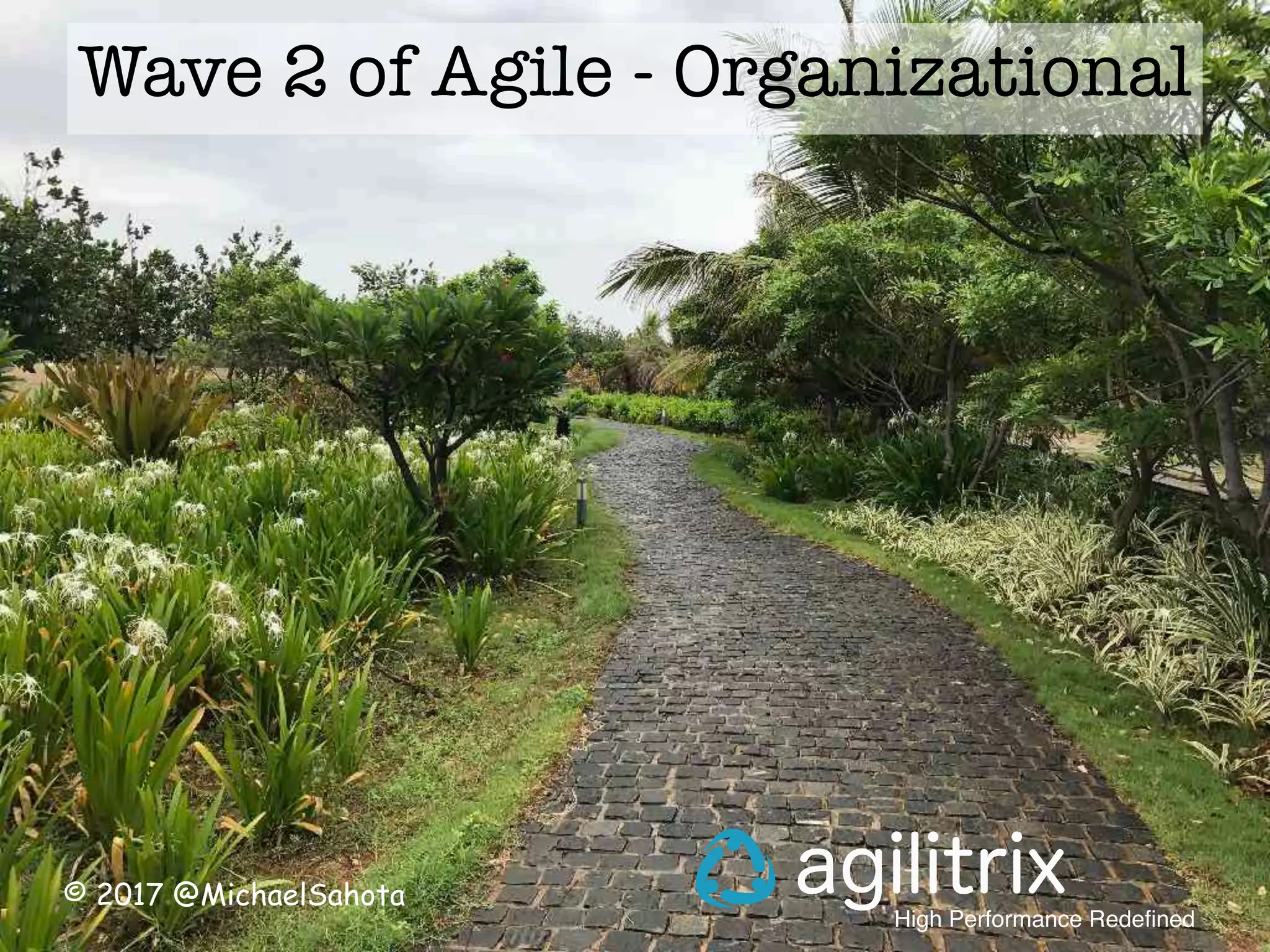 © 2017 @MichaelSahota
High Performance Redefined
agilitrix
Wave 2 of Agile - Organizational
 