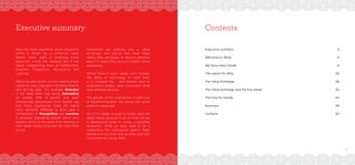 2 3
Executive summary Contents
Even the most superficial social interaction
online is driven by a consumer need.
Wave’s seven years of analysing social
behaviour online has revealed the 5 key
needs underpinning them all: Relationship,
Diversion, Progression. Recognition and
Learning.
Wave has also shown us that meeting these
needs can play a key part in building  brands
and driving sales. For example Diversion
is the need state that drives Desirability
for brands. 40% of people who want
entertaining experiences from brands say
that these experiences make the brand
more desirable. Whereas to drive sales a
combination of Recognition and Learning
is powerful. Educating people about your
product whilst at the same time listening to
their needs makes consumers far more likely
to buy.
Executive summary
Welcome to Wave
We have many trends
The search for Why
The Value Exchange
The Value Exchange and the five needs
The time for trends
Summary
Contacts
2
4
6
20
26
32
44
59
62
Consumers are entering into a ‘value
exchange’ with brands that meet these
needs, they are happy to disclose personal
data if it means they receive a better online
experience.
Whilst these 5 basic needs don’t change,
the ability of technology to meet them
is in constant flux – and brands need to
understand exactly what consumers what
from different devices.
The growth of the smartphone in particular
is transforming both the device and social
platform landscape.
So it’s no longer enough to simply track the
latest trends because much of what we see
is background noise or worse, a complete
distraction. What we really need to do is
understand the motivations behind these
trends and only then look at when and how
consumers are doing them.
 