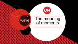 The meaning
of moments
 