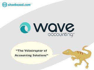 TM




“The Velociraptor of
Accounting Solutions”
 