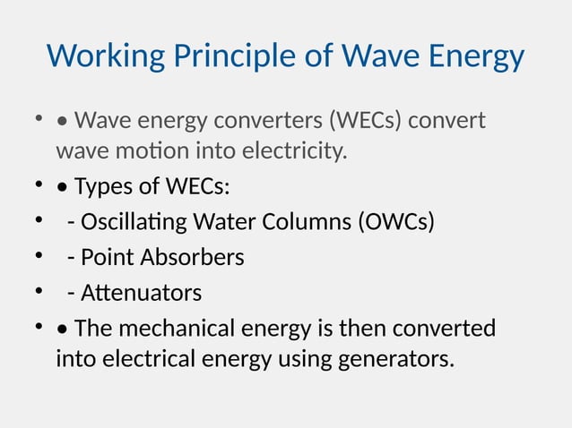 Wave Energy Presentation For Simple2 Pptx