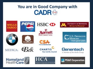 You are in Good Company with
 