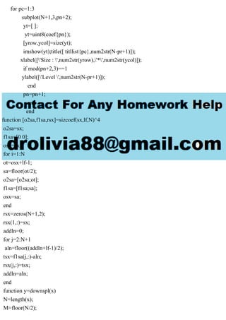 wavelet decomposition process code in matlabSolution WAVE.pdf