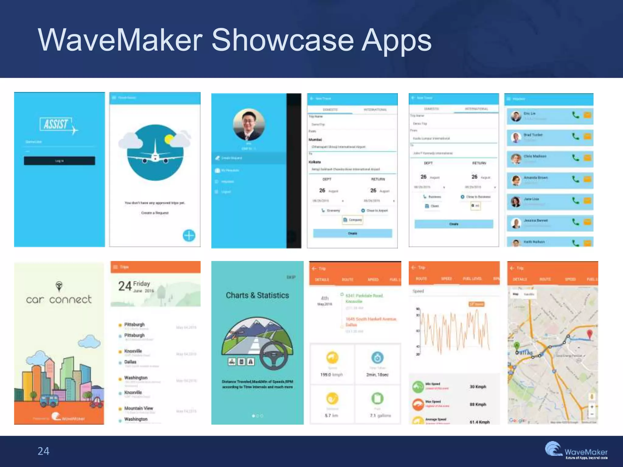 WaveMaker Showcase Apps
24
 