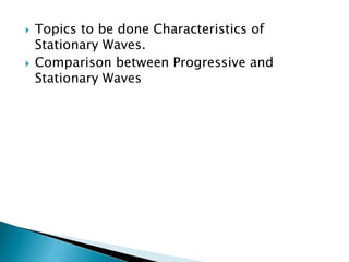 Wave motion and its applications | PPTX