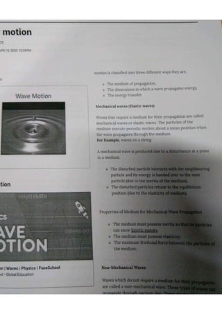 Wave motion padlet | PDF