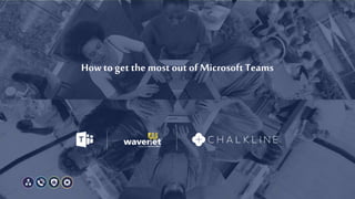 How to get the most out of MicrosoftTeams
 