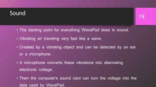 Tutorial for Wavepad | PPTX