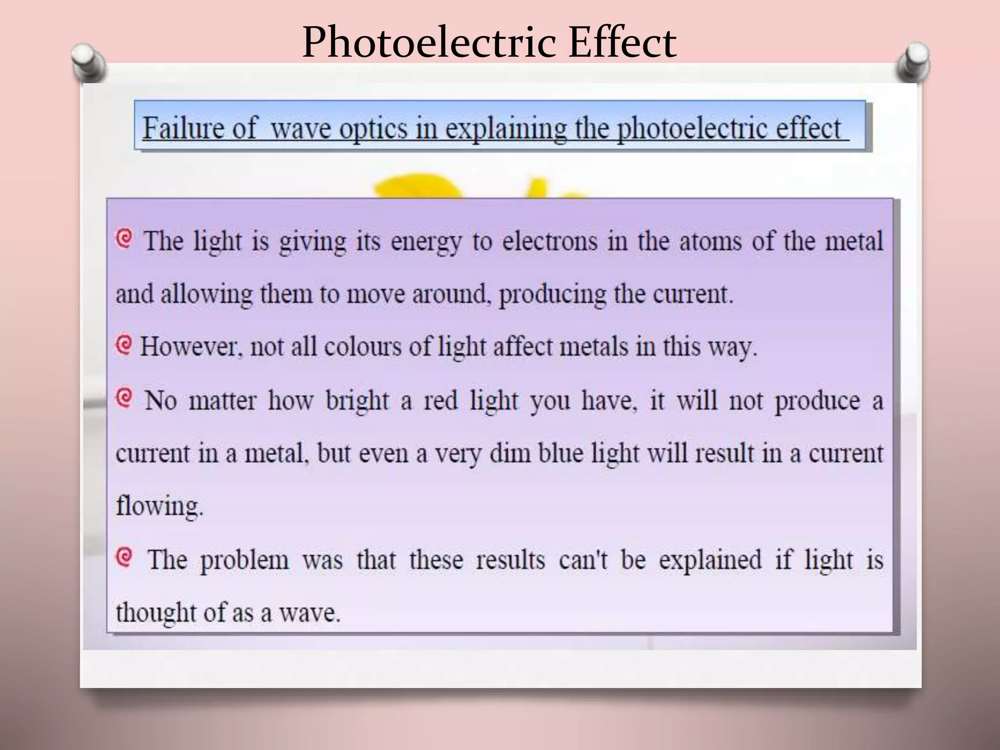 Photoelectric Effect
 
