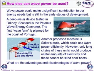 Harnessing Wave Power: Renewable Energy from Ocean Waves Explained | PPT