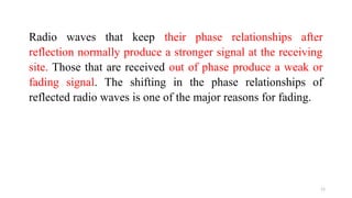 Reflection Signaling wave propagation .1 spectrum Reflection | PPTX