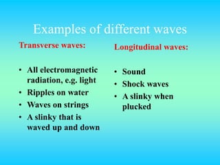 Wave Example Object Waves | PPT