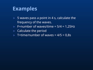 Grade 10 Waves Notes for revision for physics | PPT