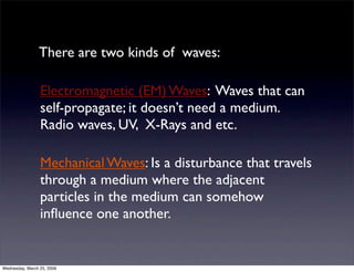 Mechanical Waves