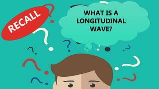 WHAT IS A
LONGITUDINAL
WAVE?
 