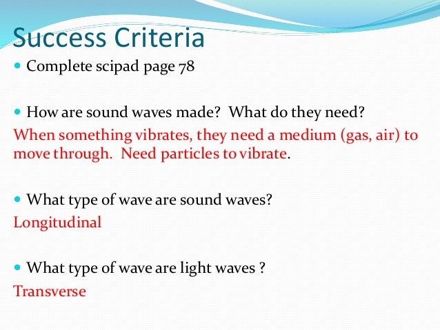 waves and energy