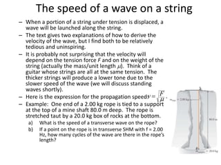 Speed Wave String Waves and oscillation undergraduates .pptx