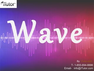 Wave
T- 1-855-694-8886
Email- info@iTutor.com
By iTutor.com
 