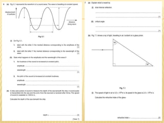 Waves and sound grade 10