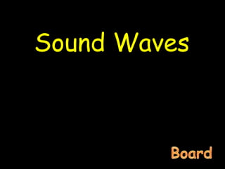 Sound Waves
 