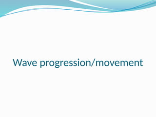 Wave progression/movement
 