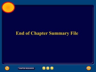 End of Chapter Summary File
 