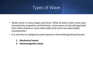Wave(Premed physics)-Characteristics and wave properties | PDF
